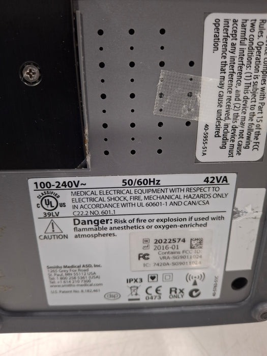 Smiths Medical Medfusion 4000 Syringe Infusion Pump