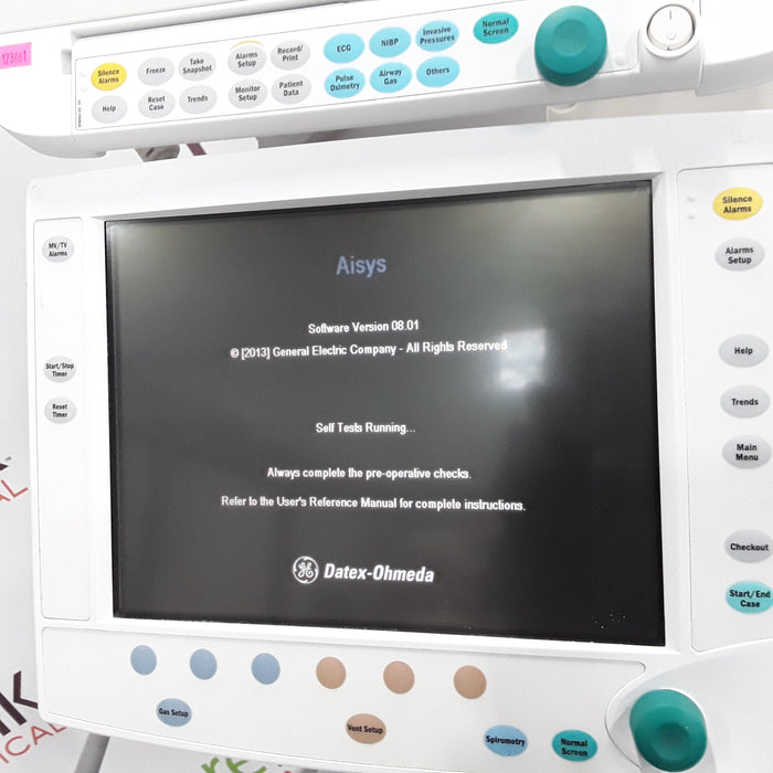 Datex-Ohmeda Aisys Anesthesia Unit
