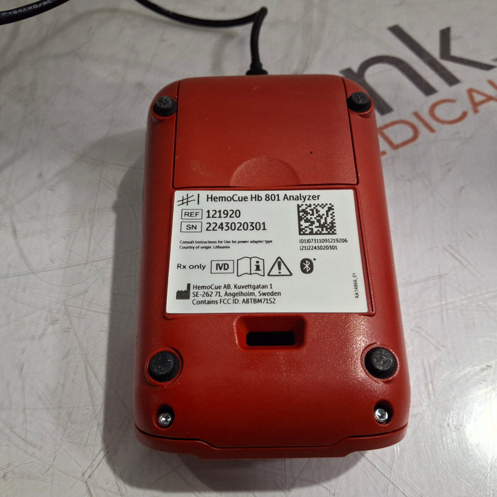 HemoCue Hb 801 Hemoglobin System Analyzer
