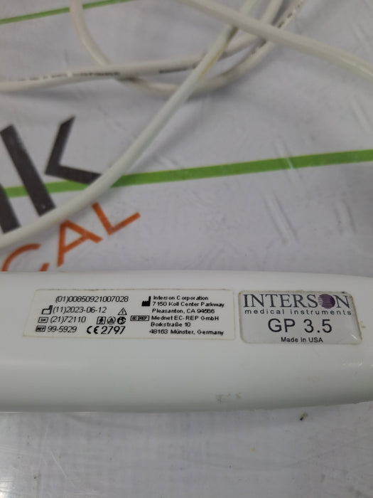 Interson Interson 99-5929 3.5MHz Ultrasound Probe Ultrasound Probes reLink Online