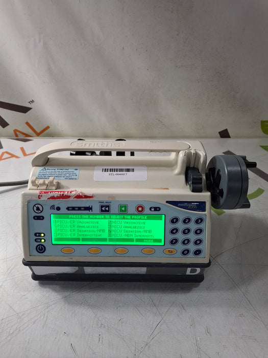 Smiths Medical Medfusion 4000 Syringe Infusion Pump