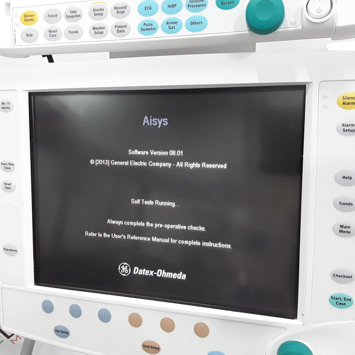 Datex-Ohmeda Aisys Anesthesia Unit