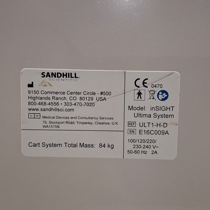 Sandhill Scientific Insight Ultima Manometry System