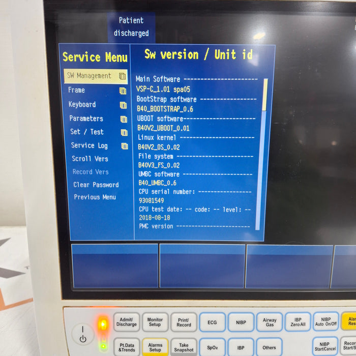 GE Healthcare B40 Patient Monitor