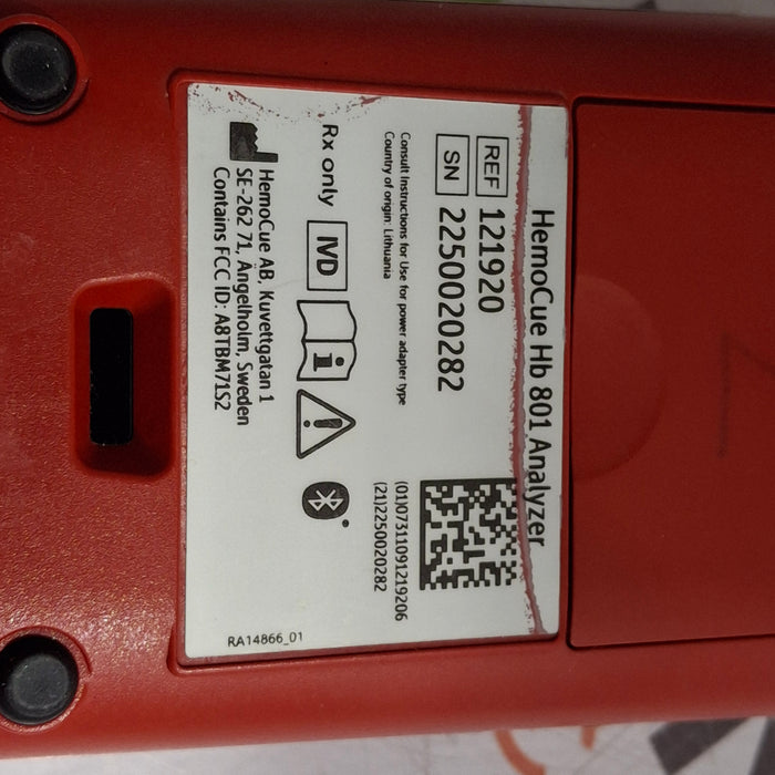 HemoCue Hb 801 Hemoglobin System Analyzer