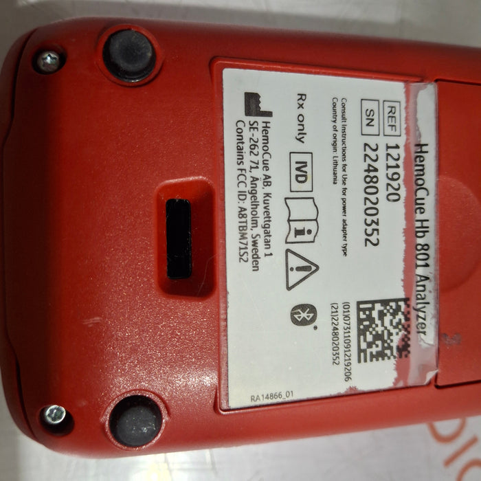 HemoCue Hb 801 Hemoglobin System Analyzer