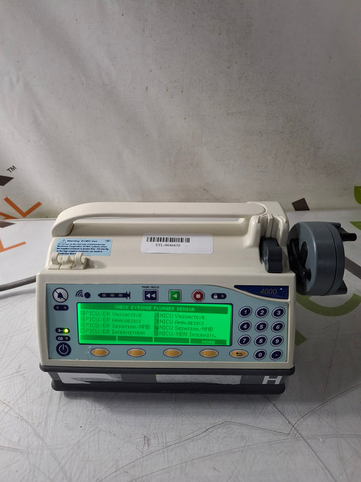 Smiths Medical Medfusion 4000 Syringe Infusion Pump