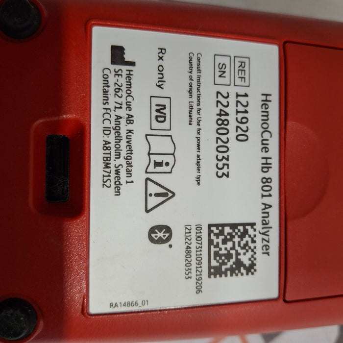 HemoCue Hb 801 Hemoglobin System Analyzer