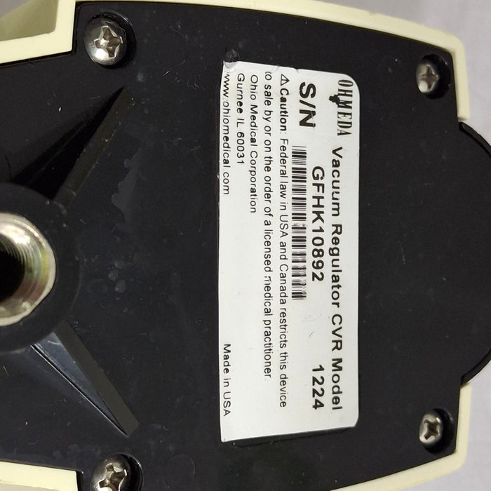 Ohmeda Medical Vacuum Regulator