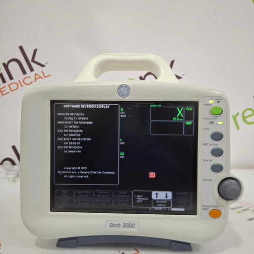 GE Healthcare GE Healthcare Dash 3000 - GE/Nellcor SpO2 Patient Monitor Patient Monitors reLink Online