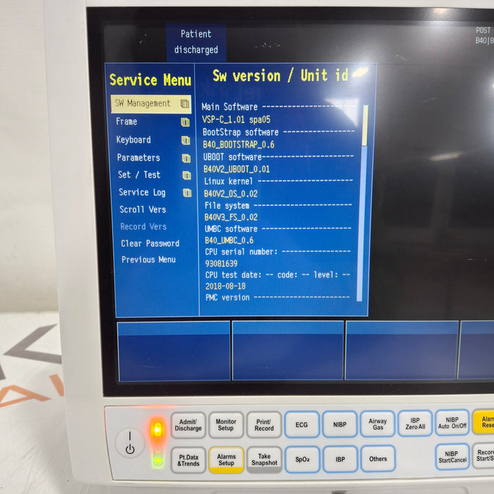 GE Healthcare B40 Patient Monitor