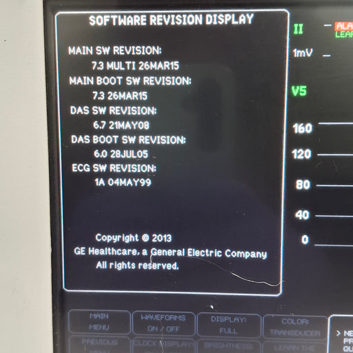 GE Healthcare GE Healthcare Dash 3000 - Masimo SpO2 Patient Monitor Patient Monitors reLink Online