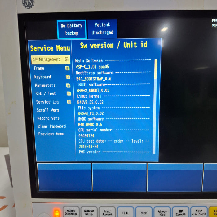 GE Healthcare B40 Patient Monitor