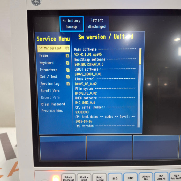 GE Healthcare B40 Patient Monitor