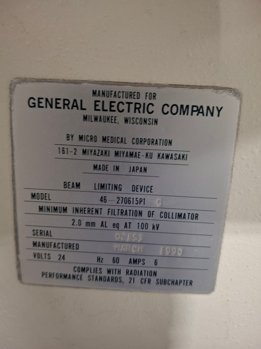 GE Healthcare AMX 4 Portable X-Ray