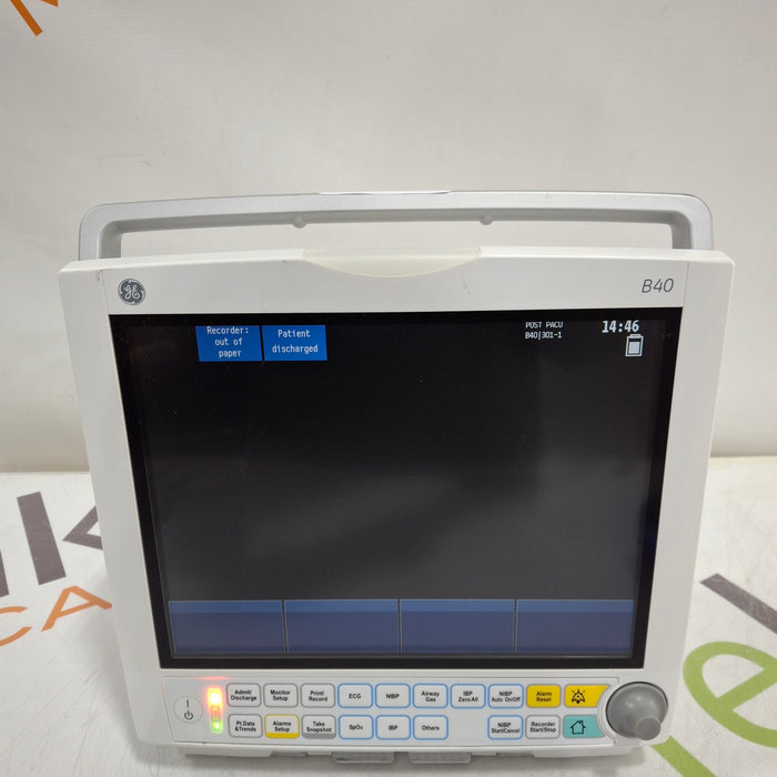 GE Healthcare B40 Patient Monitor