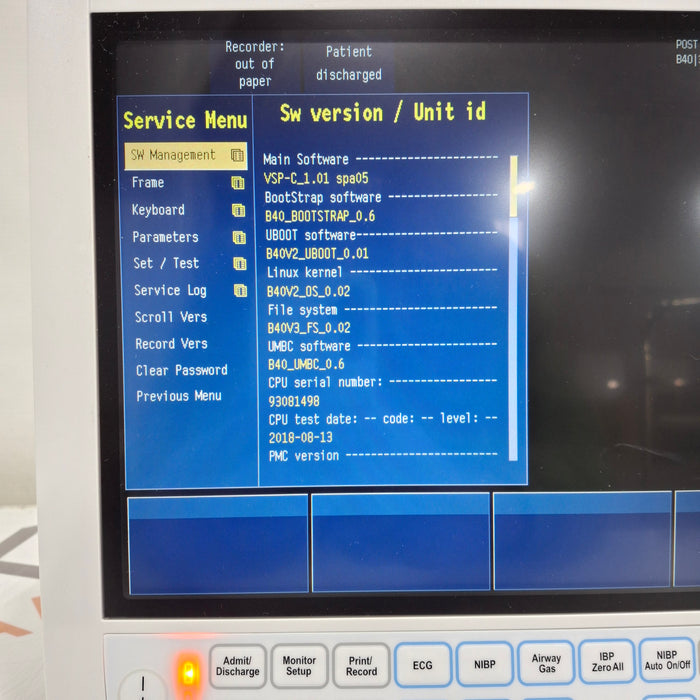 GE Healthcare B40 Patient Monitor
