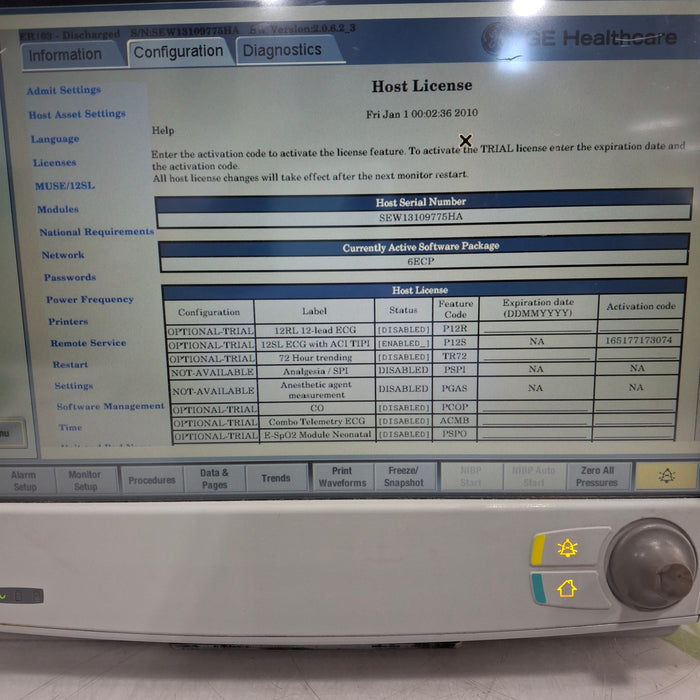 GE Healthcare Carescape B650 Emergency Care Patient Monitor