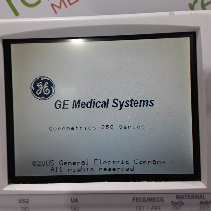 GE Healthcare Corometrics 250cx Series Model 259cx-c Fetal Monitor