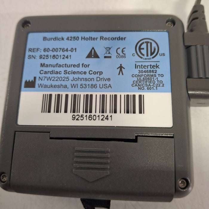 Burdick 4250 LCD Display Holter Recorder