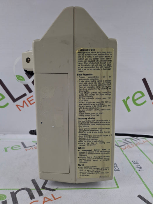Baxter Flo-Gard 6201 Infusion Pump
