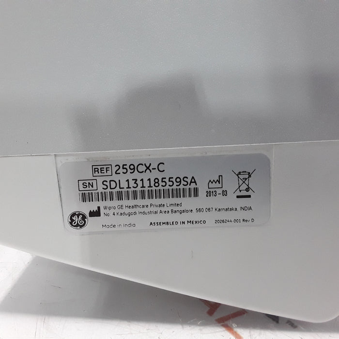 GE Healthcare Corometrics 250cx Series Model 259cx-c Fetal Monitor