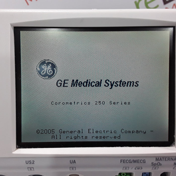 GE Healthcare Corometrics 250cx Series Model 259cx-c Fetal Monitor