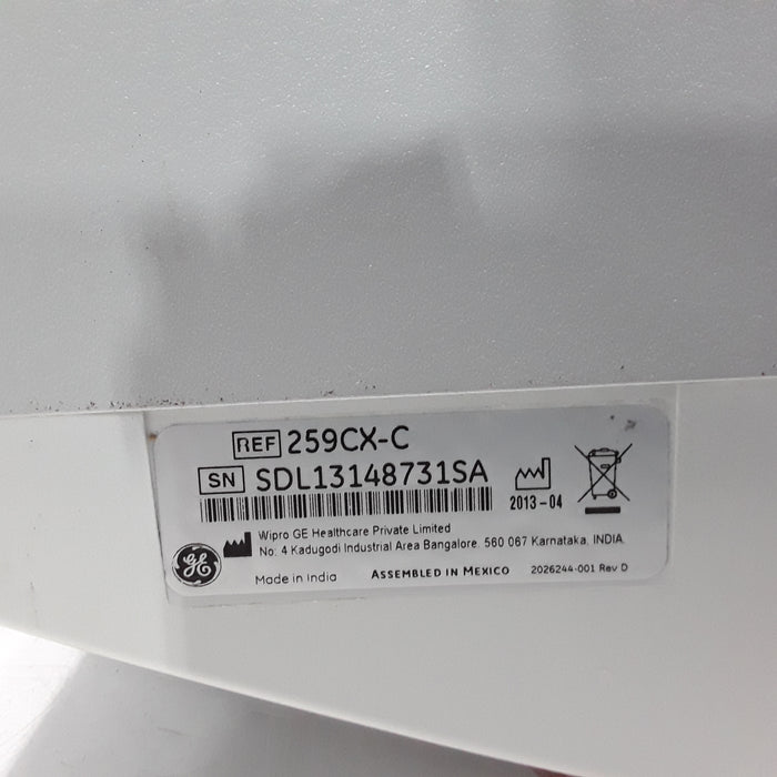 GE Healthcare Corometrics 250cx Series Model 259cx-c Fetal Monitor