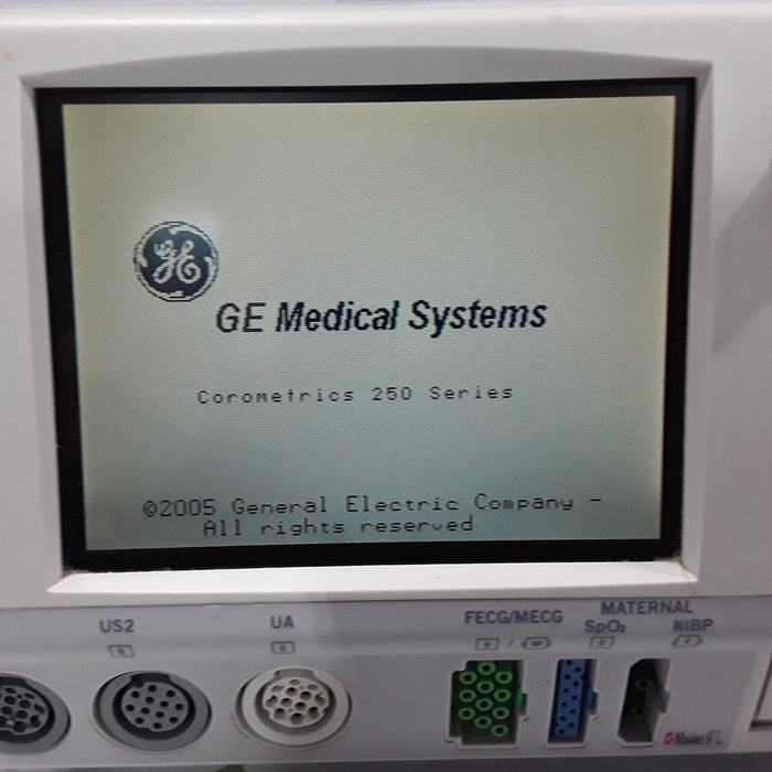 GE Healthcare Corometrics 250cx Series Model 259cx-c Fetal Monitor