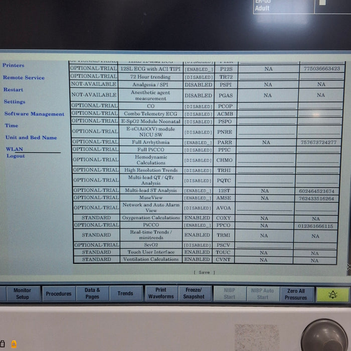 GE Healthcare Carescape B650 Emergency Care Patient Monitor