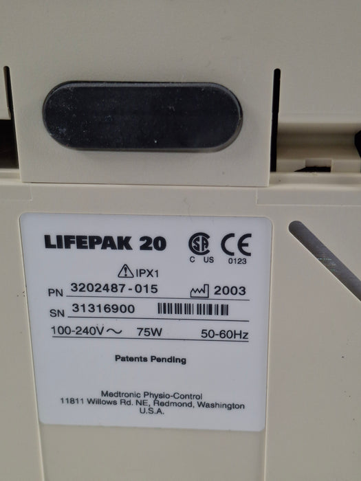 Physio-Control LifePak 20 Defibrillator