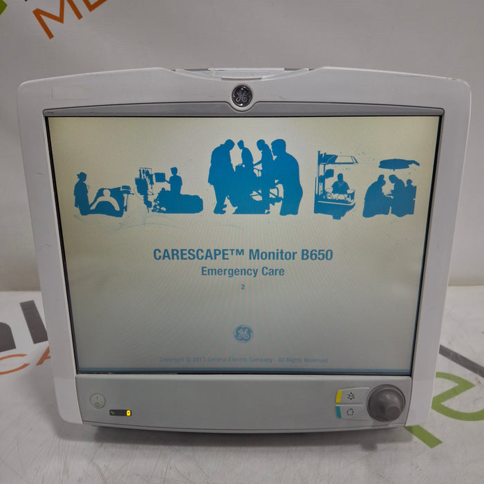 GE Healthcare Carescape B650 Emergency Care Patient Monitor