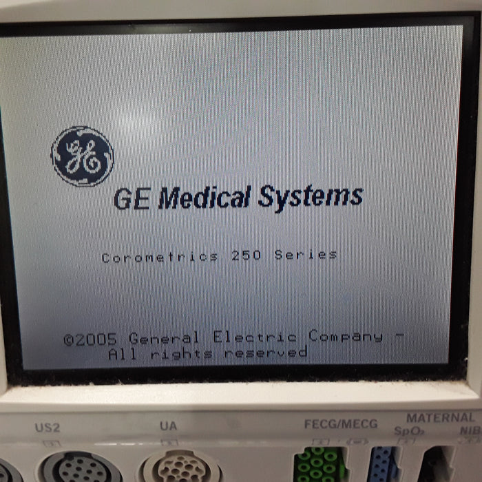 GE Healthcare Corometrics 250cx Series Model 259cx-a Fetal Monitor