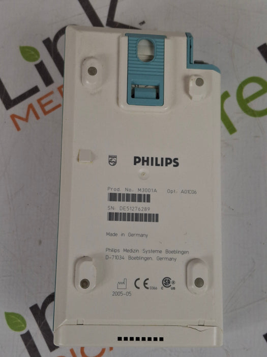 Philips M3001A-A01C06 Fast SpO2, NIBP, ECG, Temp, IBP MMS Module