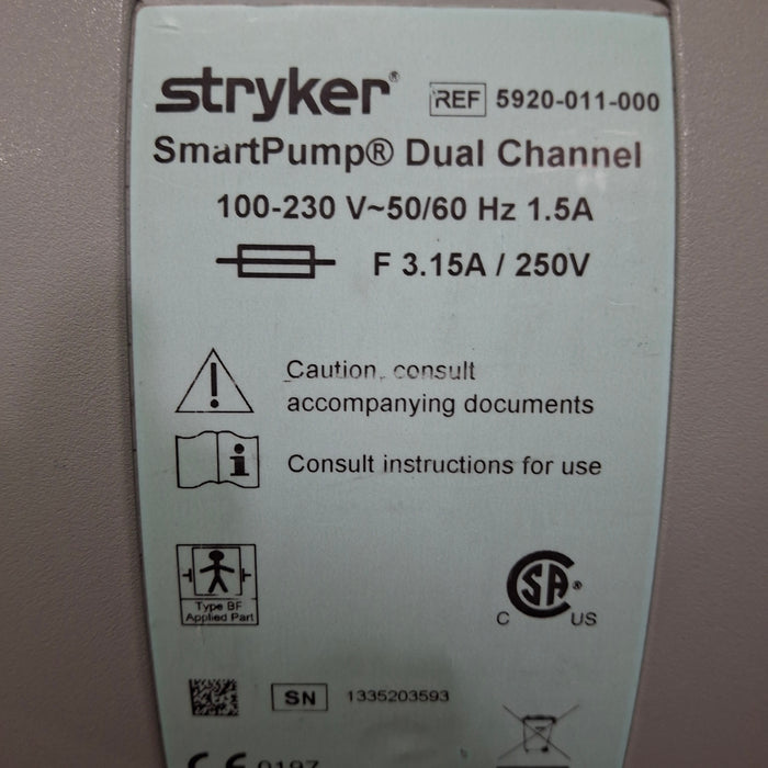 Stryker SmartPump Dual Channel Tourniquet