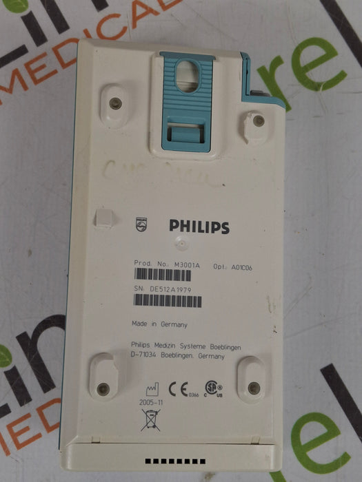 Philips M3001A-A01C06 Fast SpO2, NIBP, ECG, Temp, IBP MMS Module