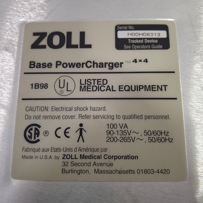 Zoll Base PowerCharger 4x4 Four Battery Charger