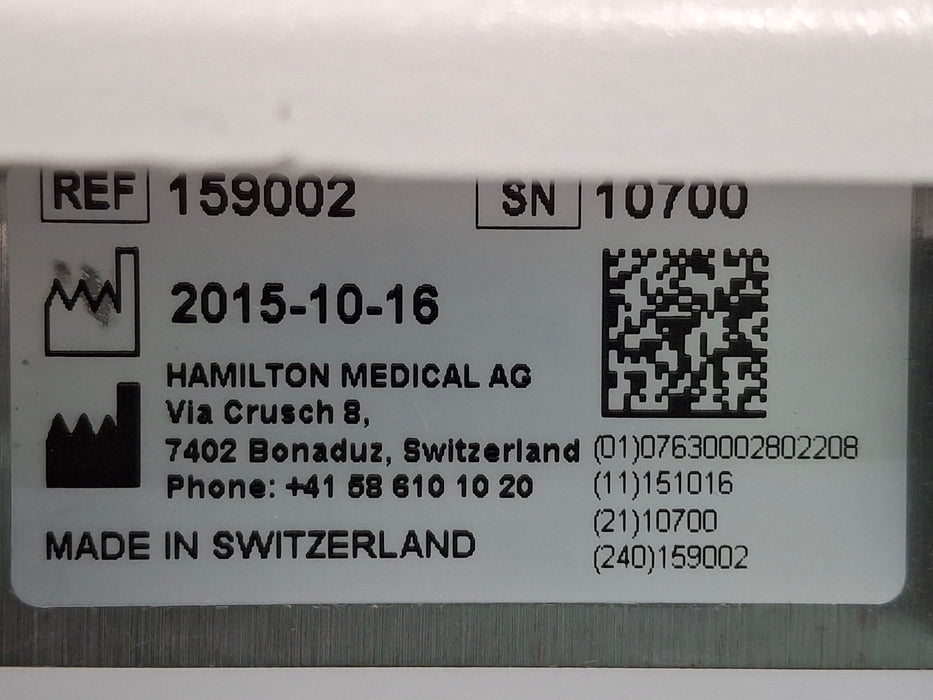 Hamilton Medical Inc G5 Ventilator