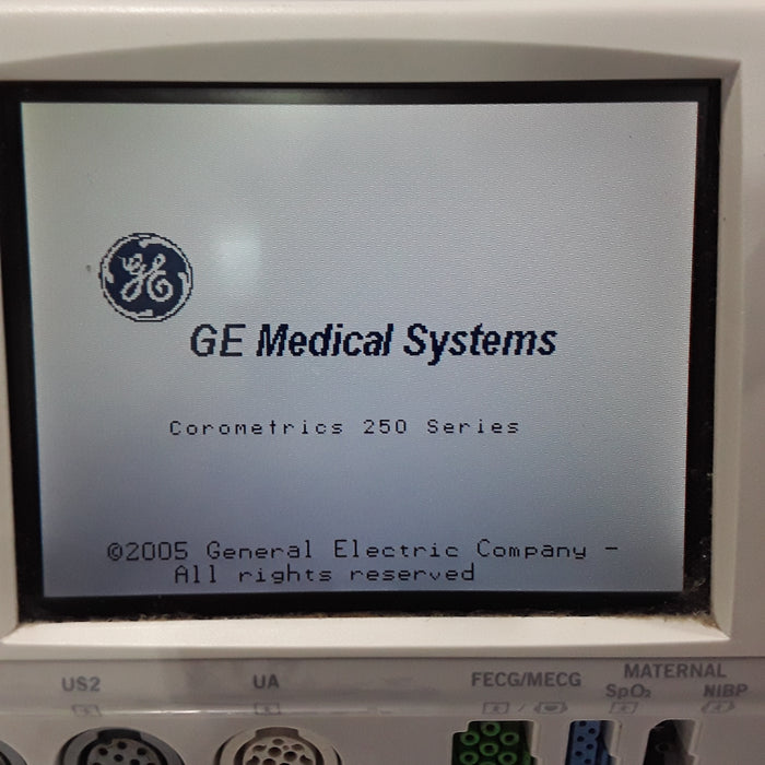 GE Healthcare Corometrics 250cx Series Model 259cx-a Fetal Monitor