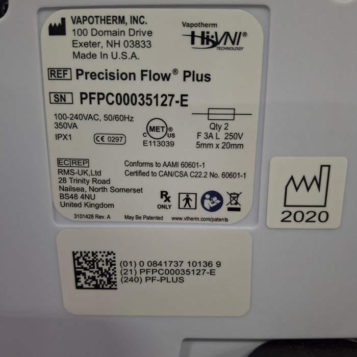 Vapotherm Precision Flow Plus Meter Humidifier
