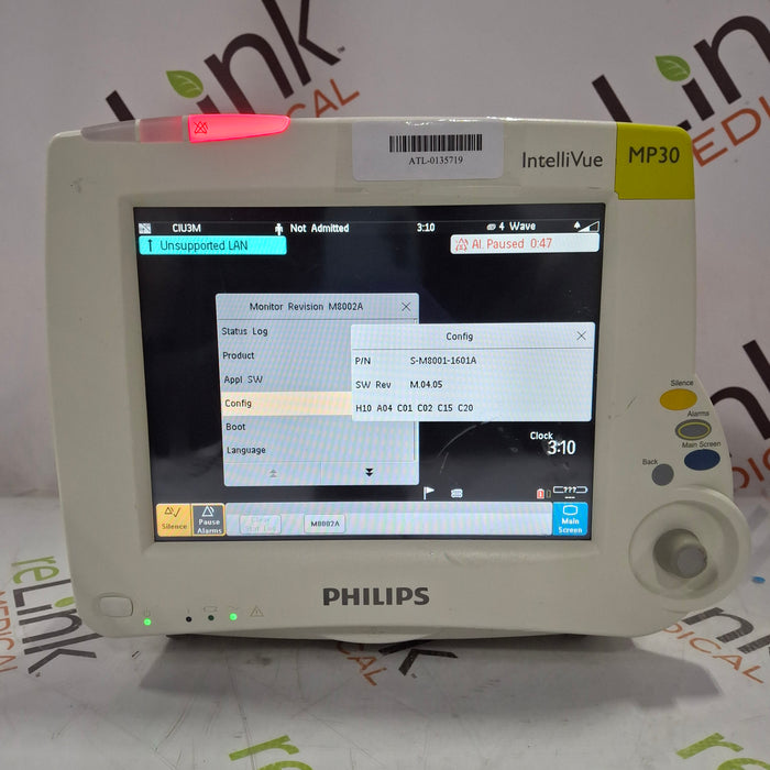 Philips IntelliVue MP30 Patient Monitor