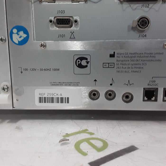 GE Healthcare Corometrics 250cx Series Model 259cx-a Fetal Monitor