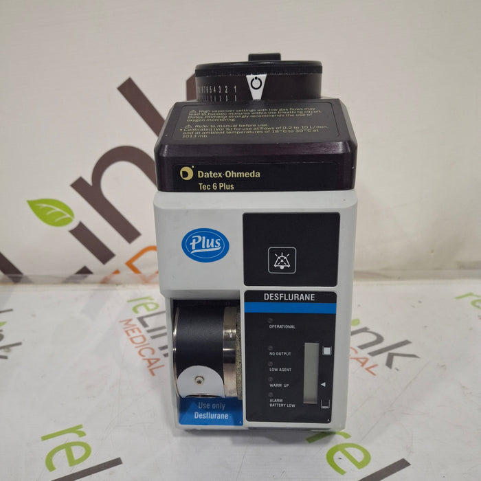 Datex-Ohmeda Tec 6 Plus Desflurane Vaporizer