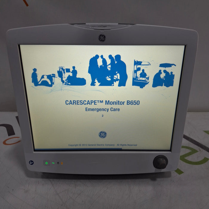 GE Healthcare Carescape B650 Emergency Care Patient Monitor