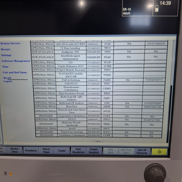 GE Healthcare Carescape B650 Emergency Care Patient Monitor