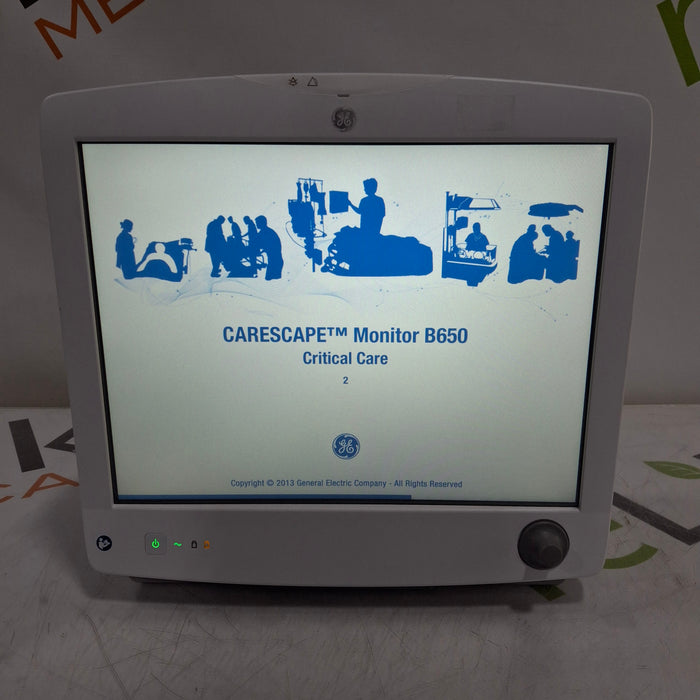 GE Healthcare Carescape B650 Critical Care Patient Monitor