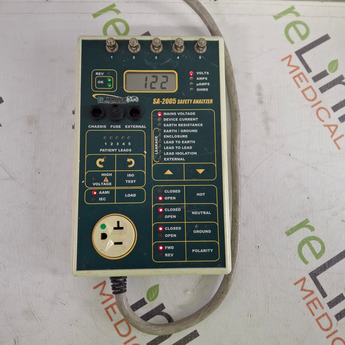 BC Biomedical SA-2005 Safety Analyzer