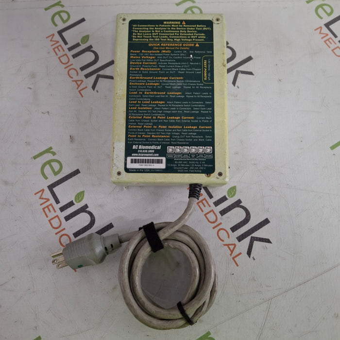 BC Biomedical SA-2005 Safety Analyzer