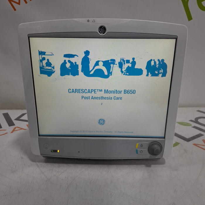 GE Healthcare Carescape B650 Post Anesthesia Care Patient Monitor