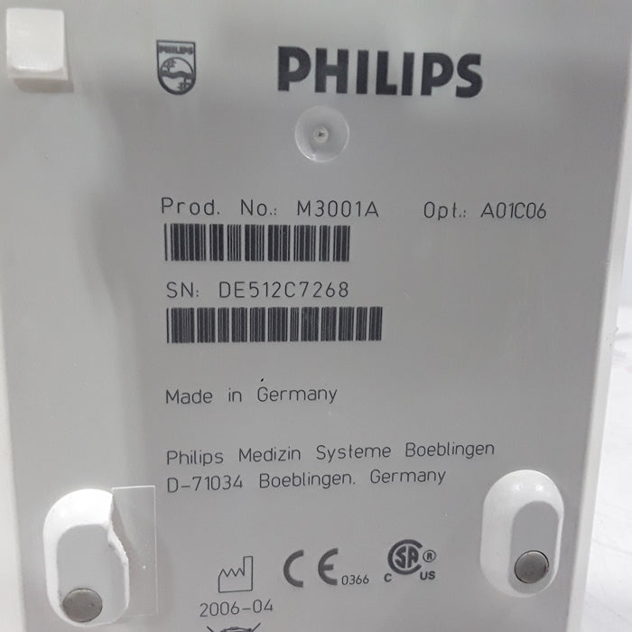 Philips M3001A-A01C06 Fast SpO2, NIBP, ECG, Temp, IBP MMS Module